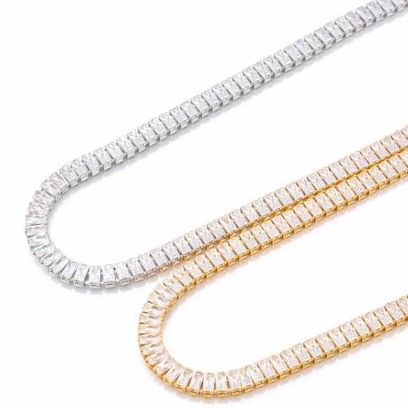 Jewelry - Lab Diamond Tennis Necklace The Larynah